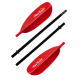 Aquabound StingRay Fibreglass 4pc Snap-Lock Paddle - NEW REDESIGNED SHAPE