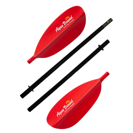 Aquabound Manta Ray Fiberglass 4pc Snap Button Paddle - NEW REDESIGNED SHAPE