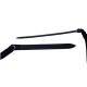 Dagger Whitewater Contour Backband - Black with Ratchet Straps