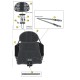 Phase 3 Airpro Seatback STRAP Grey - Pungo/Aspire - Wilderness Systems 