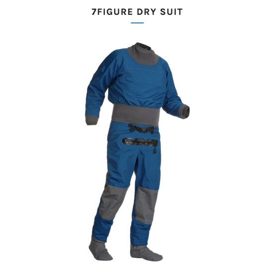 CLEARANCE COLOUR - Immersion Research 7 Figure Dry Suit Drysuit