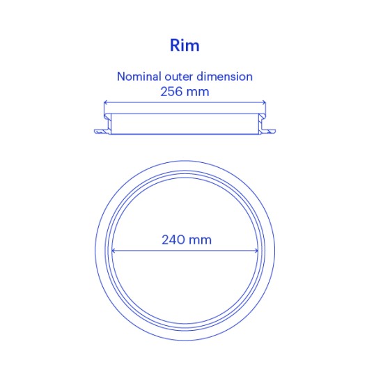 Kajak Sport Hatch Rims Round 10, 15, 20, 24