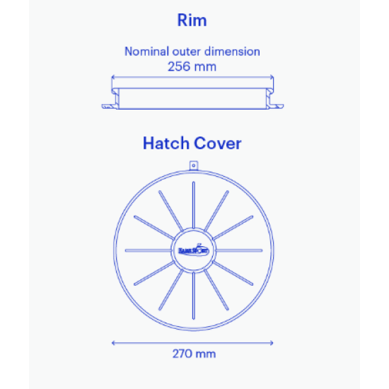 Kajak Sport New Silicon Hatch Covers Round 15, 20, 24