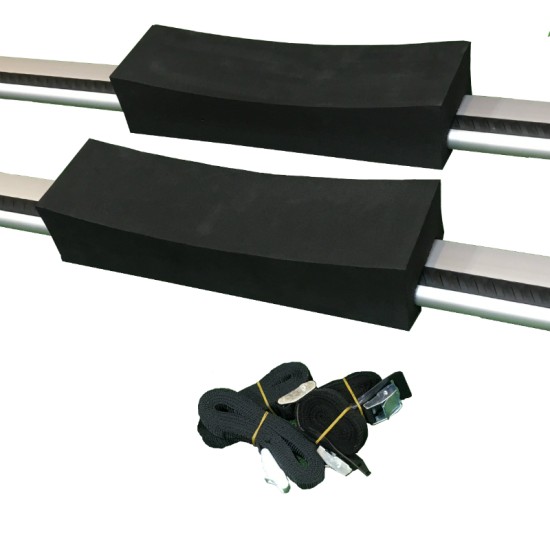 RUK Sport Foam Roof Rack Cradle Blocks w straps