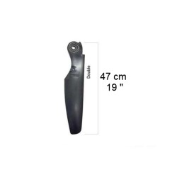 Smart Track Hybrid Foil Rudder Blade - 470mm - Suit Stellar