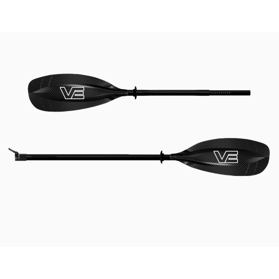 VE Explorer Carbon Blade 2pc Adjustable Glass Shaft Paddle