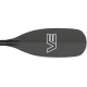 VE Offside Canoe Paddle Aircore Carbon Blade Carbon Shaft