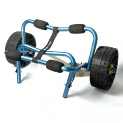 Solution Medium Blue Kayak Trolley Solid Wheel